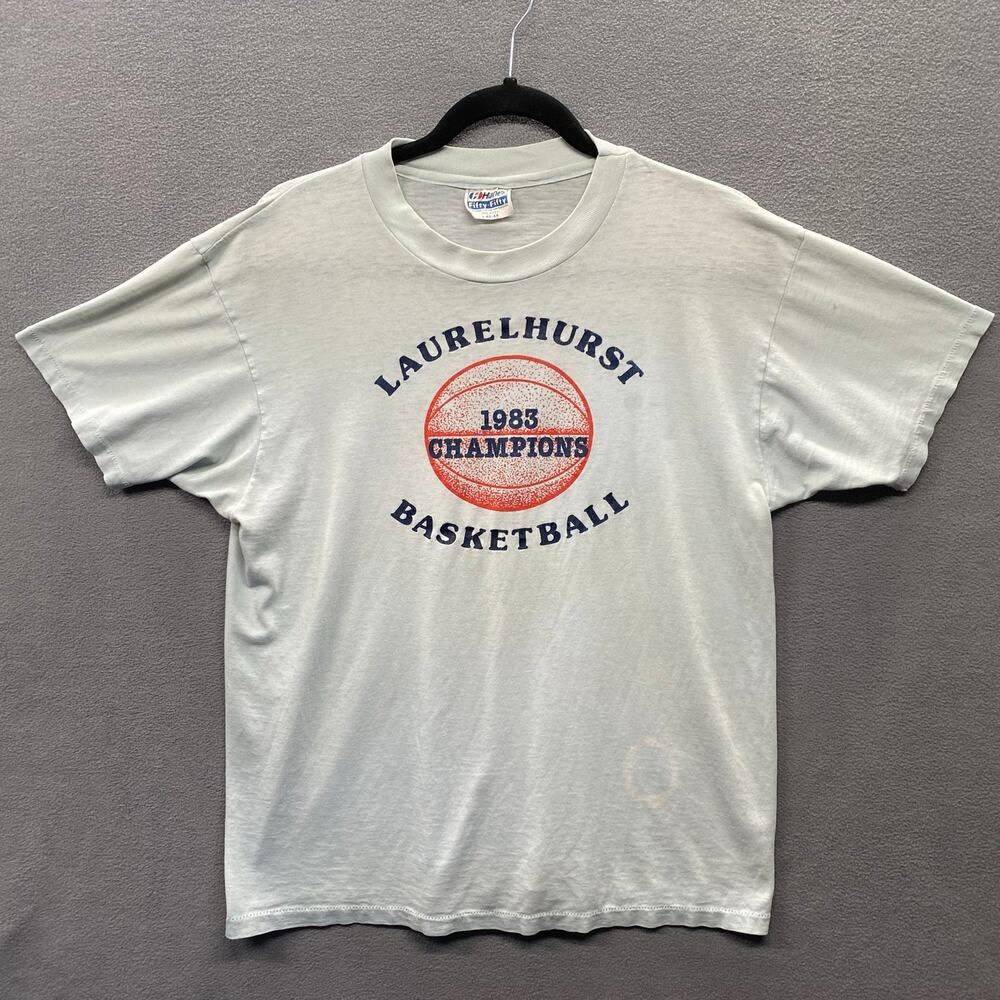 Vintage 1983 Laurelhust Seattle Washington T Shirt Unisex L Basketball Champion